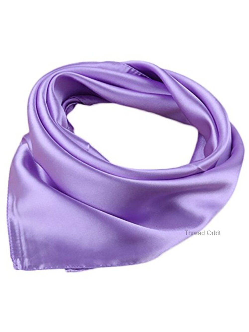 Silk Satin Charmeuse Square Scarf 23x23 Neckerchief Lightweight